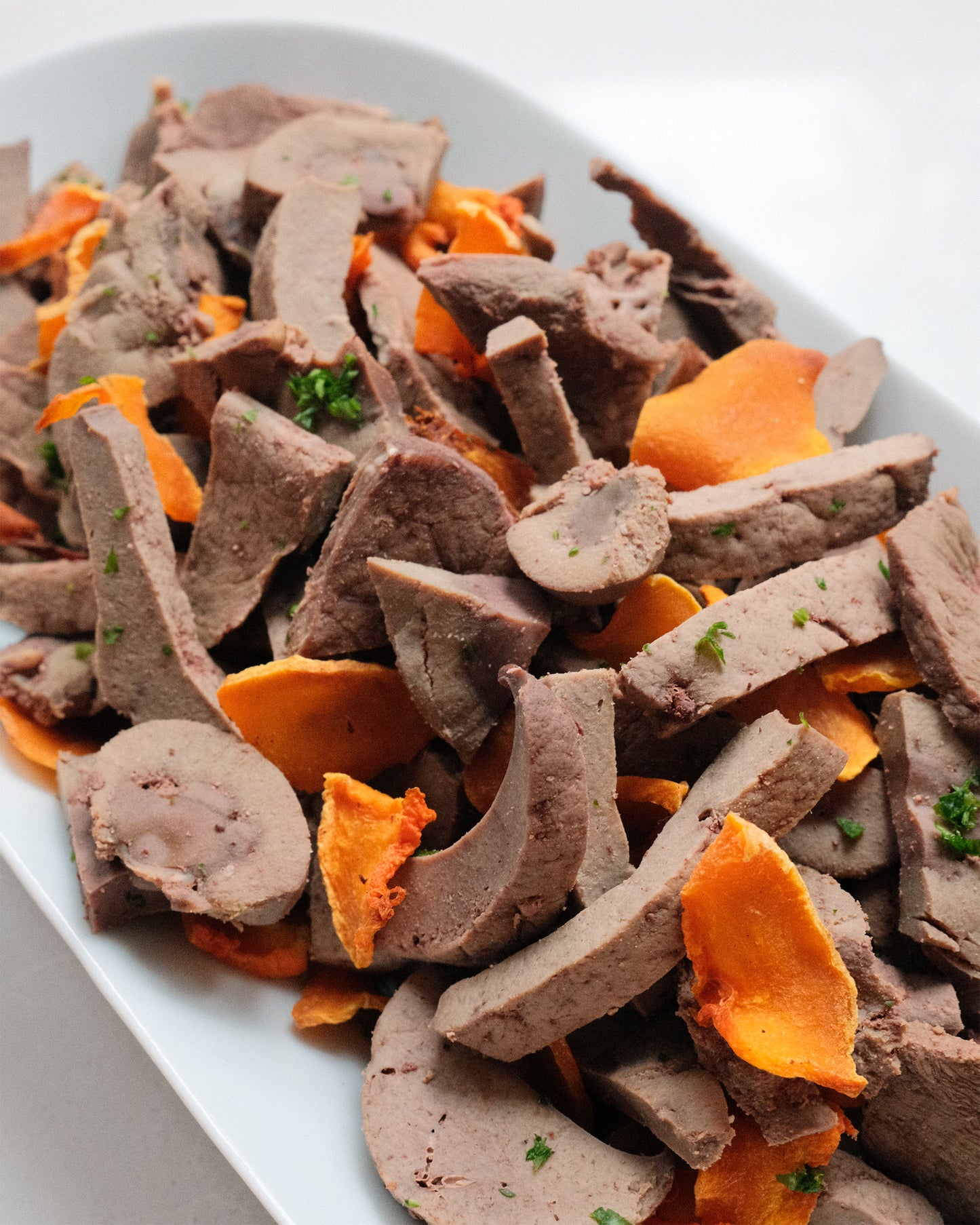 Beef Organ Topper - with Squash & Parsley