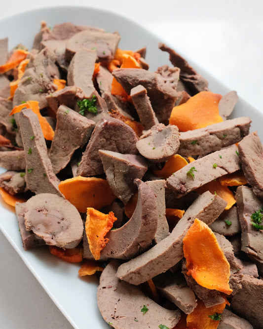 Beef Organ Topper - with Squash & Parsley