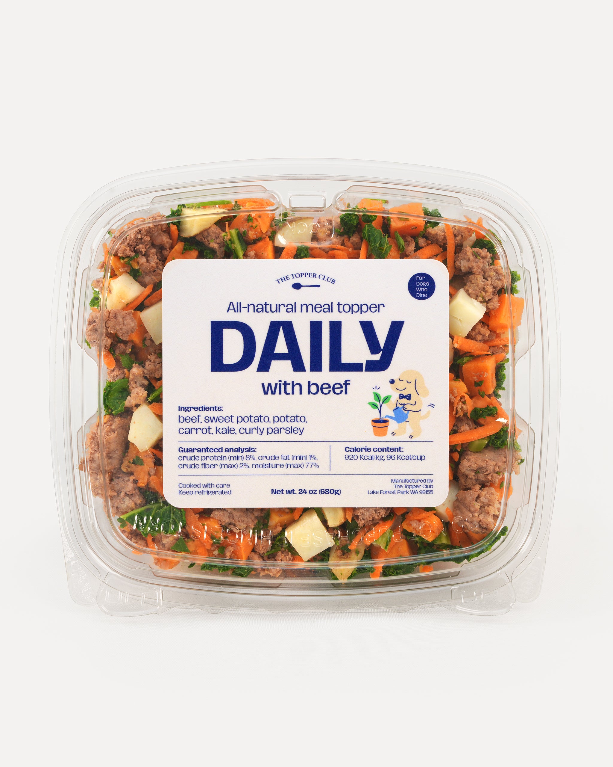 Daily Beef – Everyday Fresh Dog Food Topper | The Topper Club